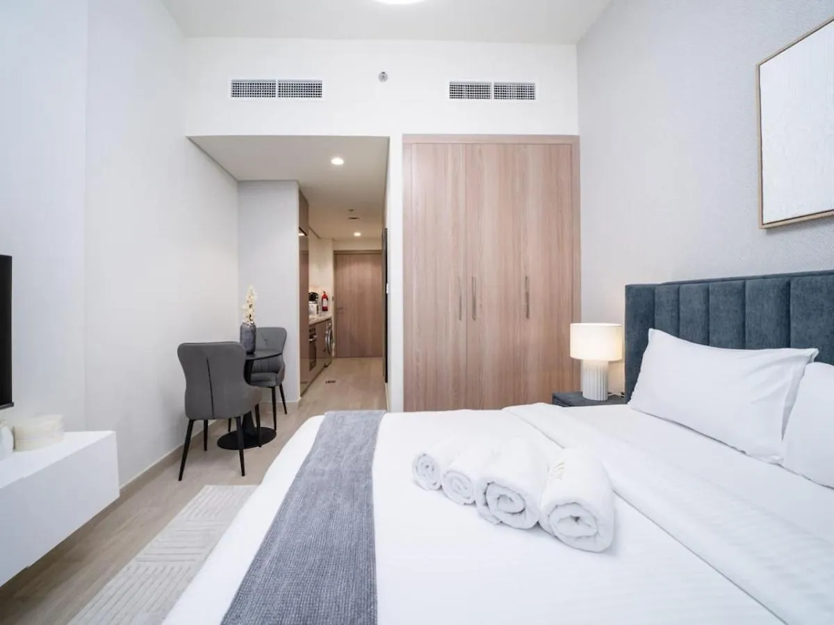 Cosy Azizi Riviera Studio Retreat With City Views Dubai