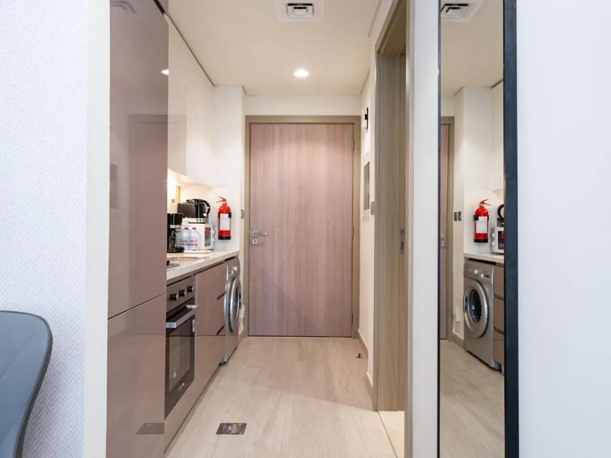 Cosy Azizi Riviera Studio Retreat With City Views Dubai Apartment