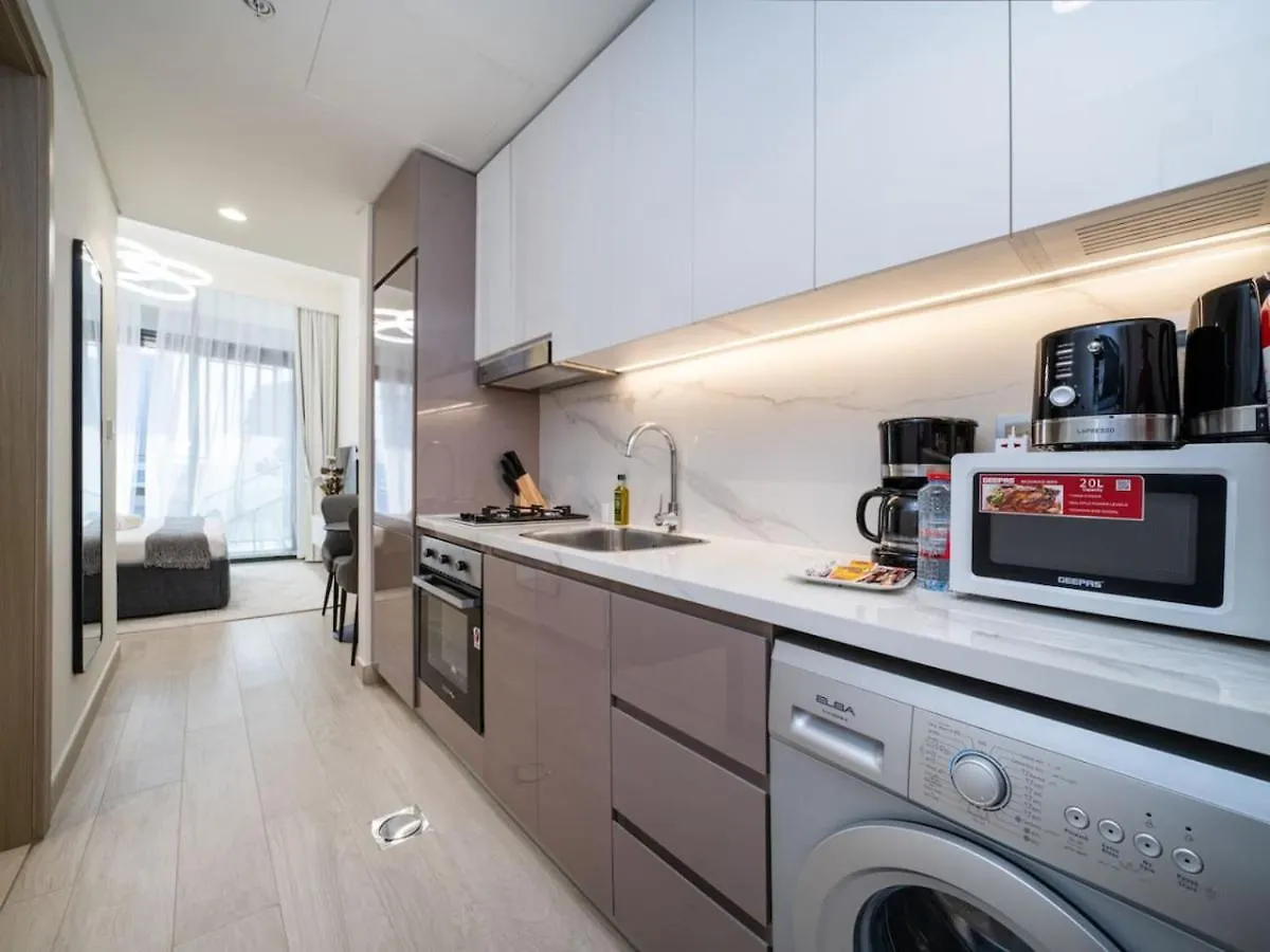 Cosy Azizi Riviera Studio Retreat With City Views Dubai Apartment